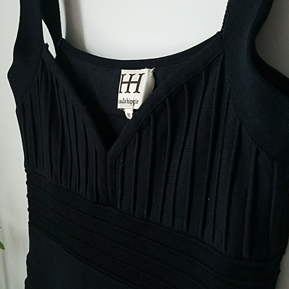 Haute Hippie Bandage Peplum Dress - Picture 3 of 8